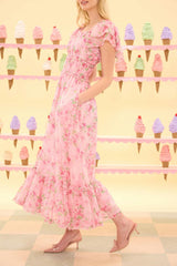 Juliana Dress in Rose Trance