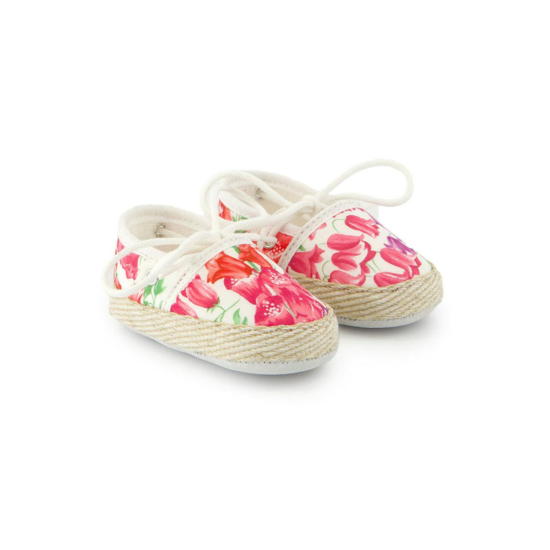 TARTINE ET CHOCOLAT Liberty Baby Espadrilles - Bouganvillier