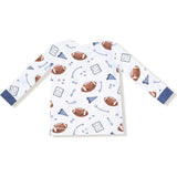 Touchdown Time - Grey Mist - Long Sleeve Loungewear Set