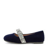 Mia 2.0 Velvet Sparkling Bow Strap Mary Jane Shoes