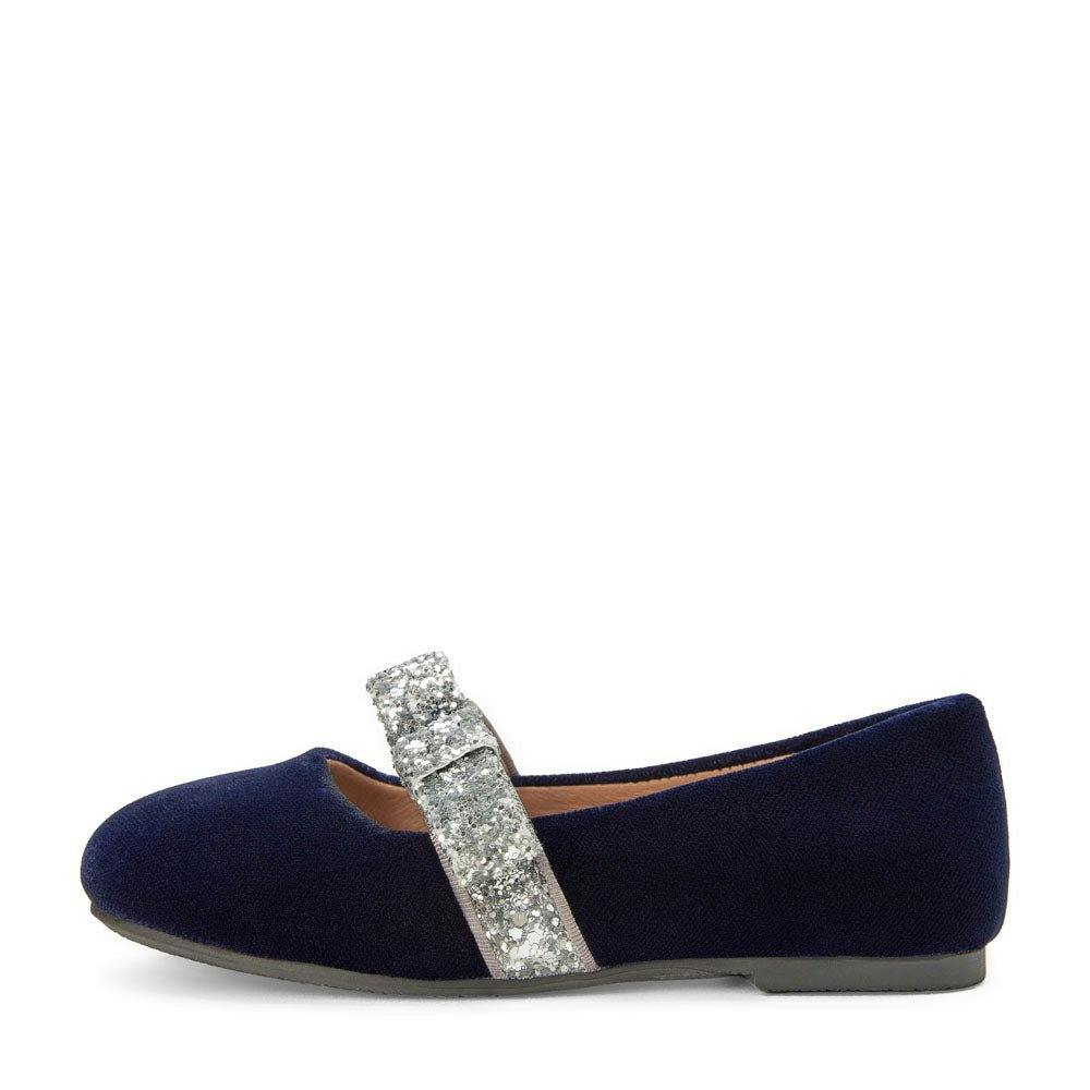 Mia 2.0 Velvet Sparkling Bow Strap Mary Jane Shoes