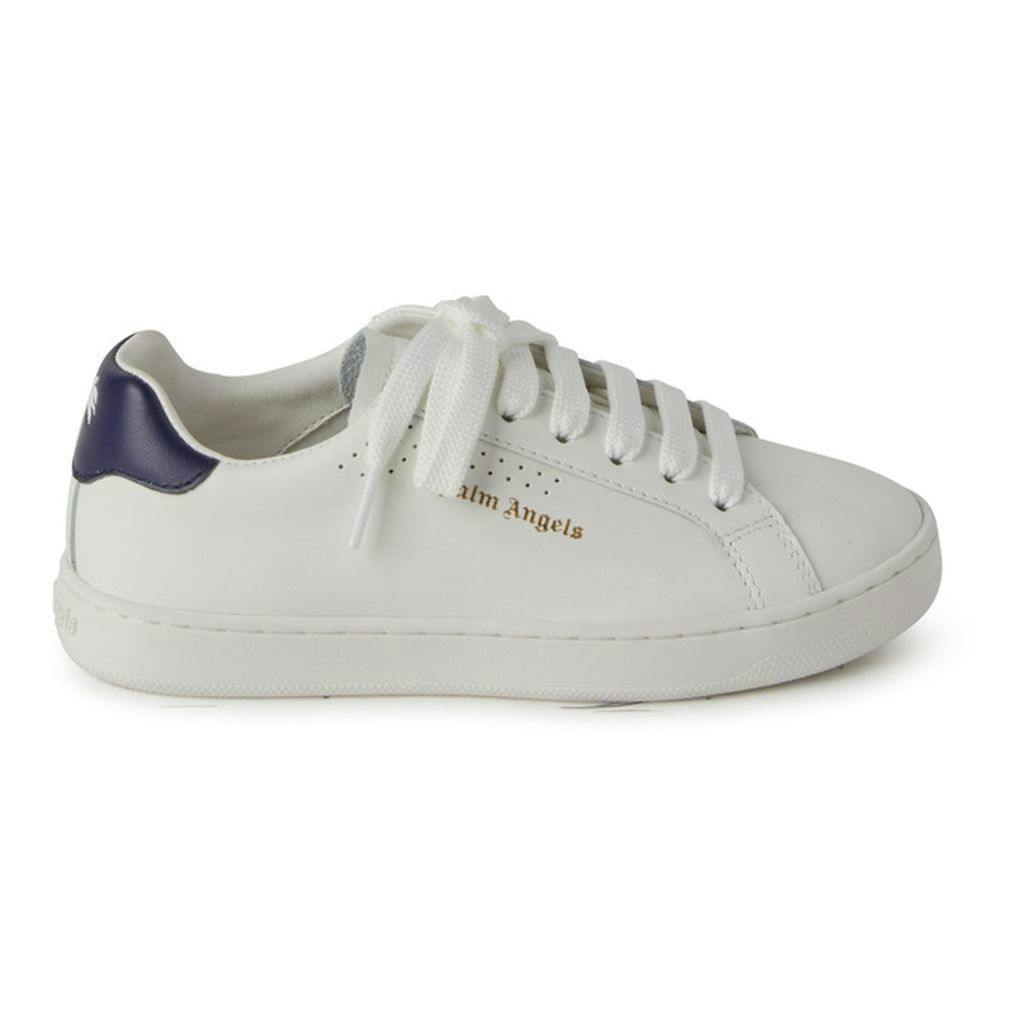 White, Navy Sneakers