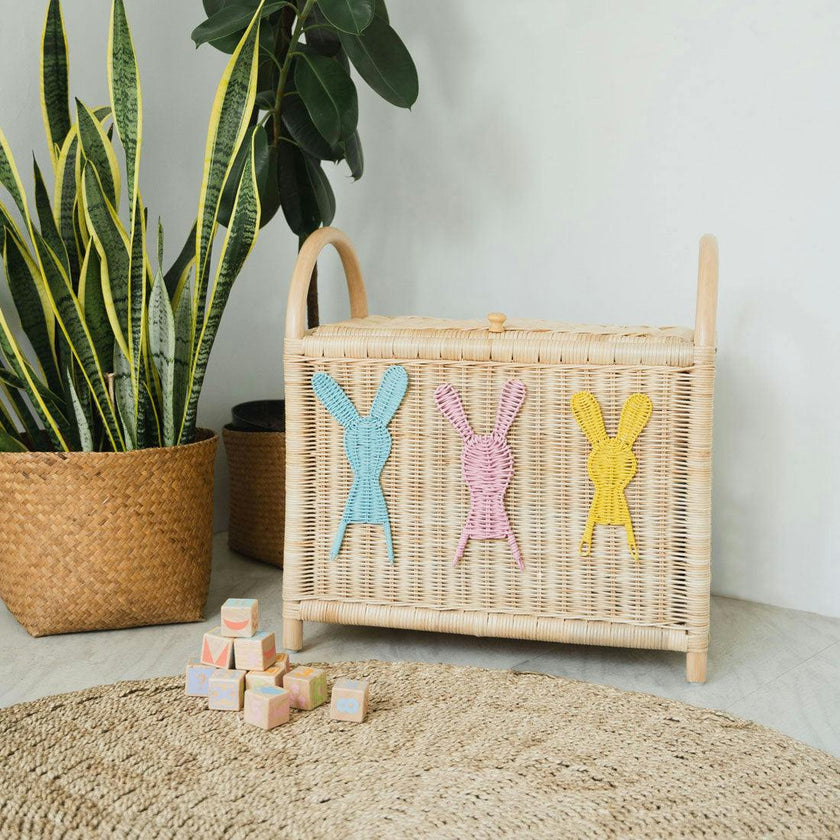 Handcrafted - Anais Toy Trunk - Rattan Wicker