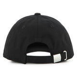 Black Embroidered Baseball Cap