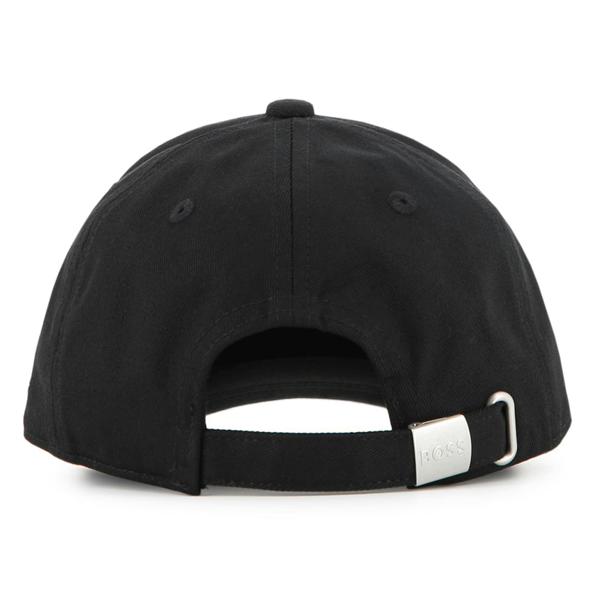 Black Embroidered Baseball Cap