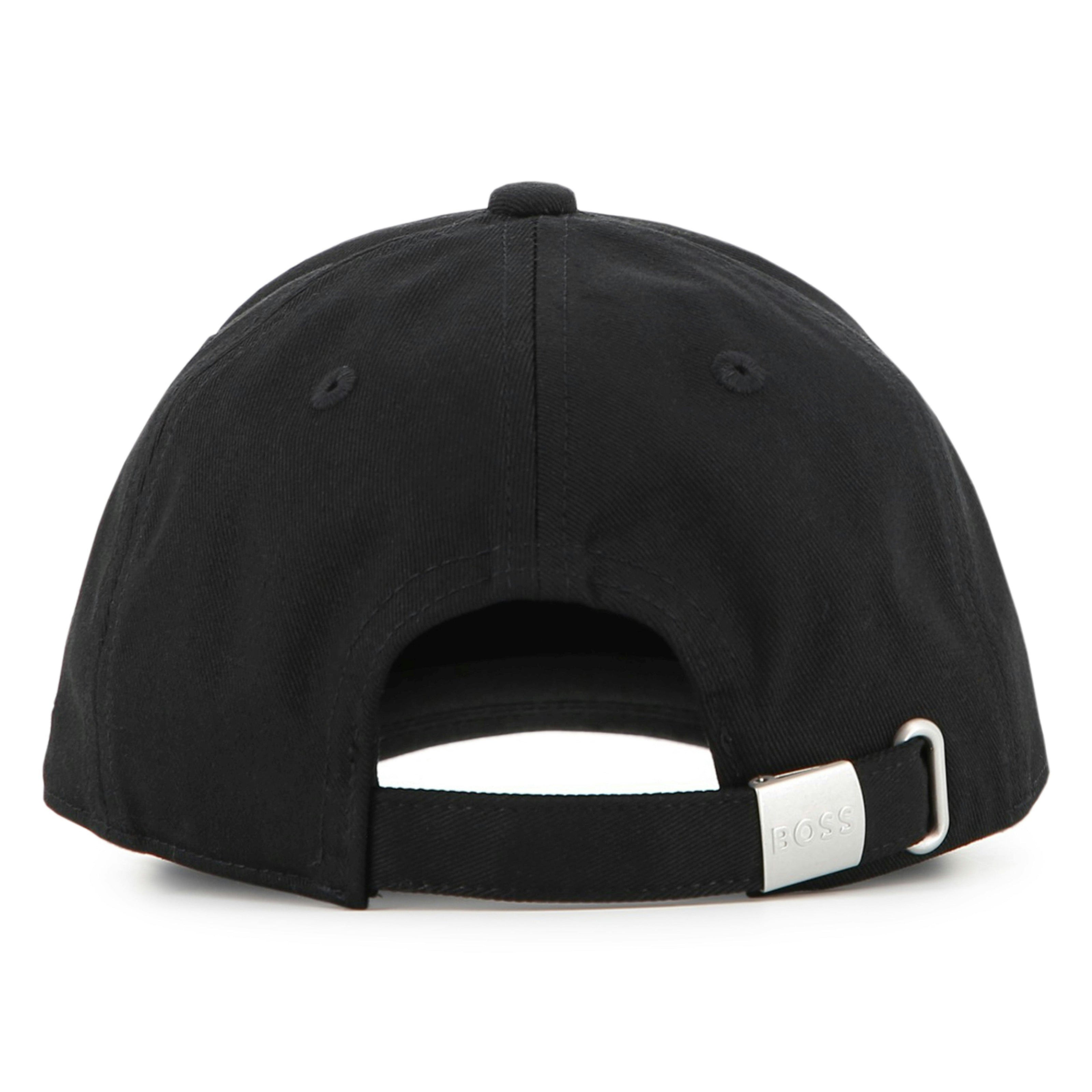 Black Embroidered Baseball Cap