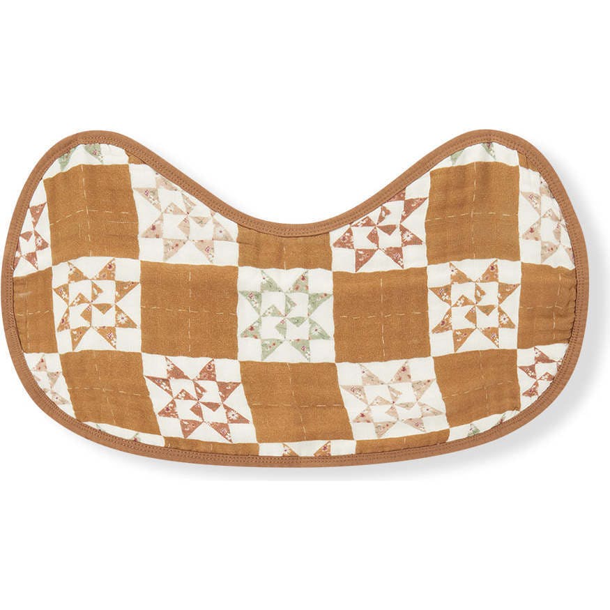 Quilt Contour Four Layer Burp Cloth