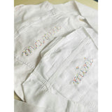 Women's "mama" Embroidered Denim Jacket