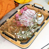 Handcrafted - Coco Serving Tray - Rattan Wicker