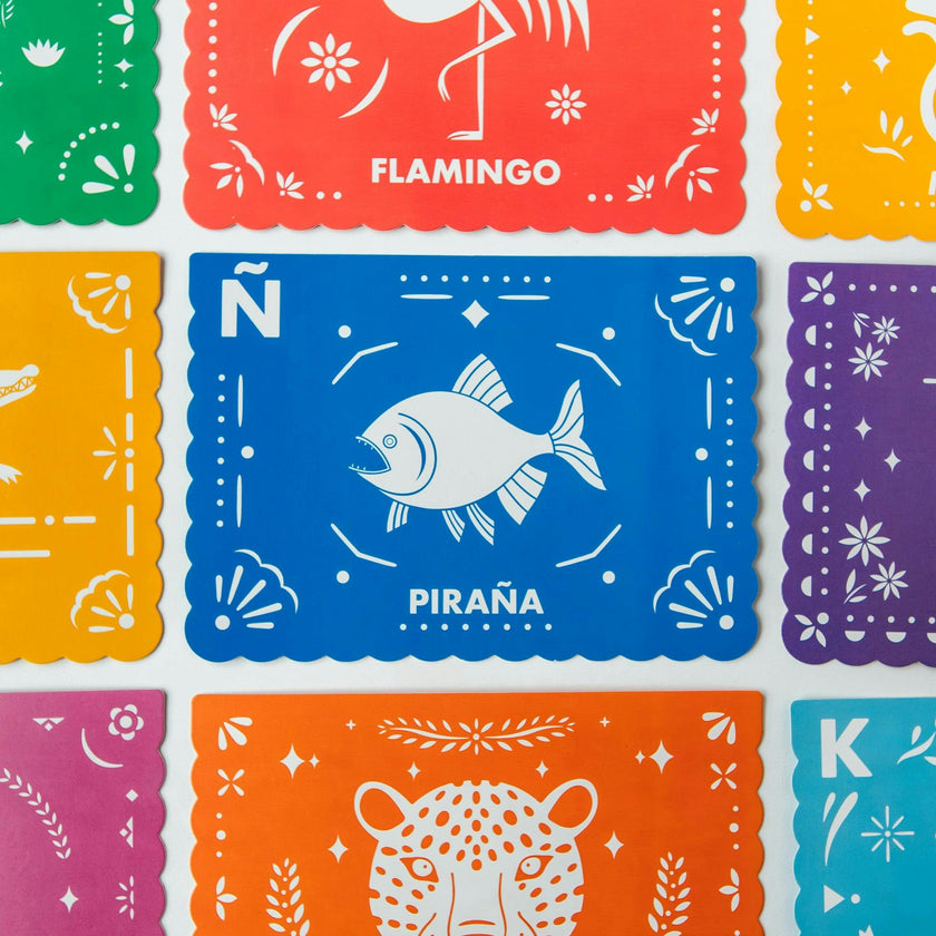 Spanish-English ABC Flash Cards