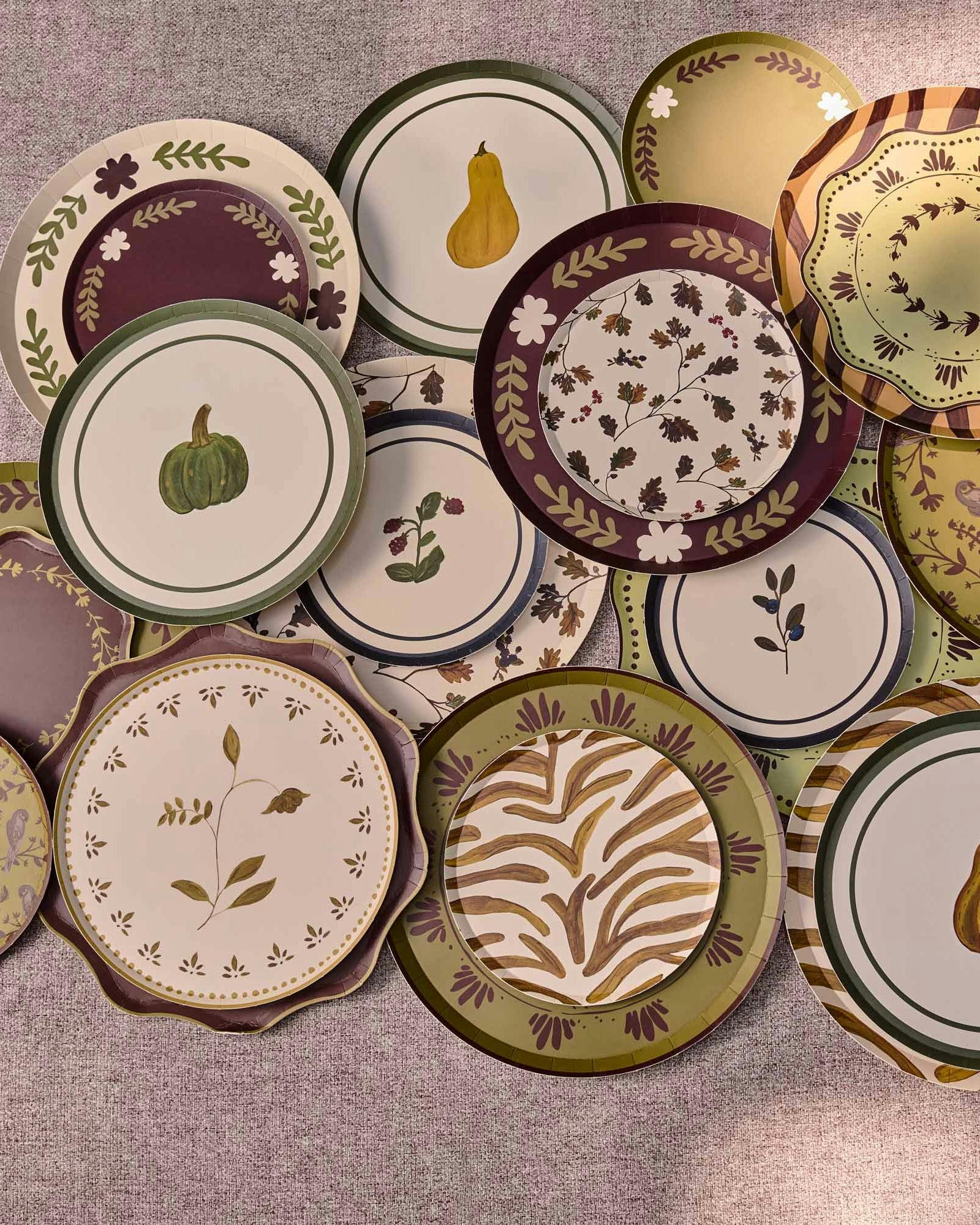 Casa Hors d'Oeuvres Plate Set - Truffle