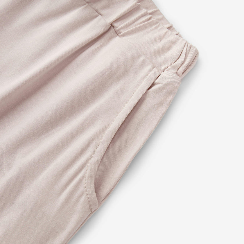 Sepia Rose Luxe Solid Jogger Pants