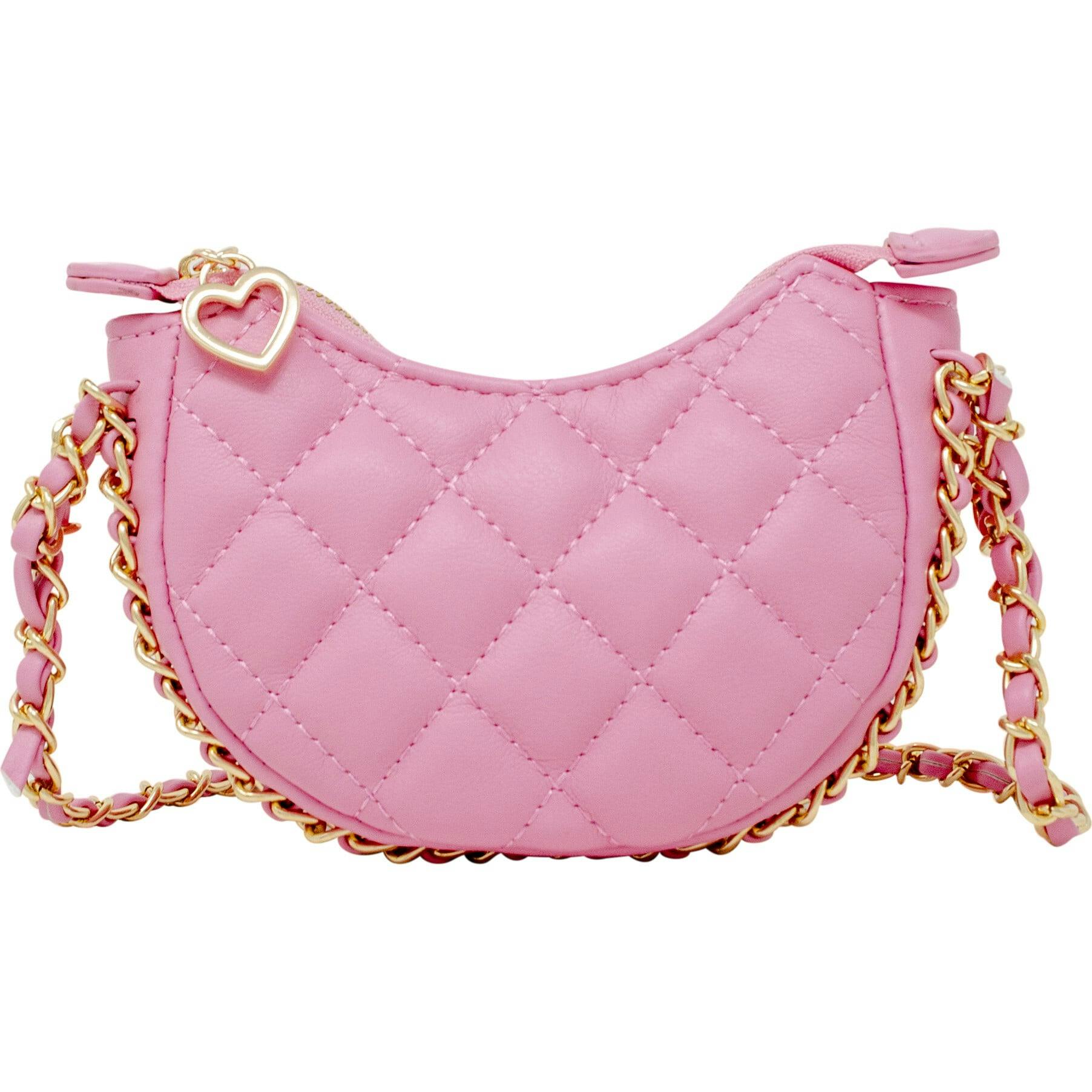 Tiny Quilted Chain Wrapped Hobo Bag