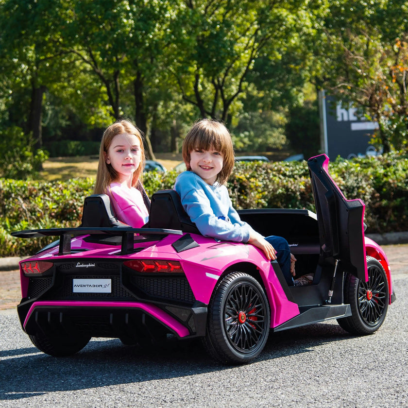 Officially Licensed Lamborghini Aventador 24V 2-Seater Ride-On