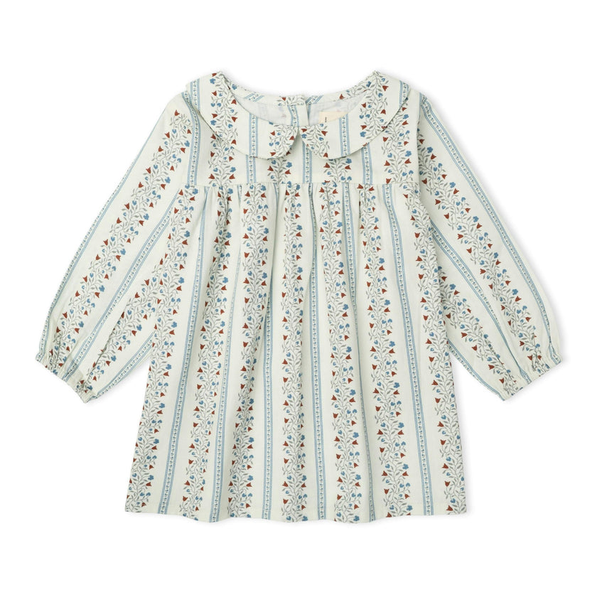 Organic Peter Pan Collar Dress - Vine Trail