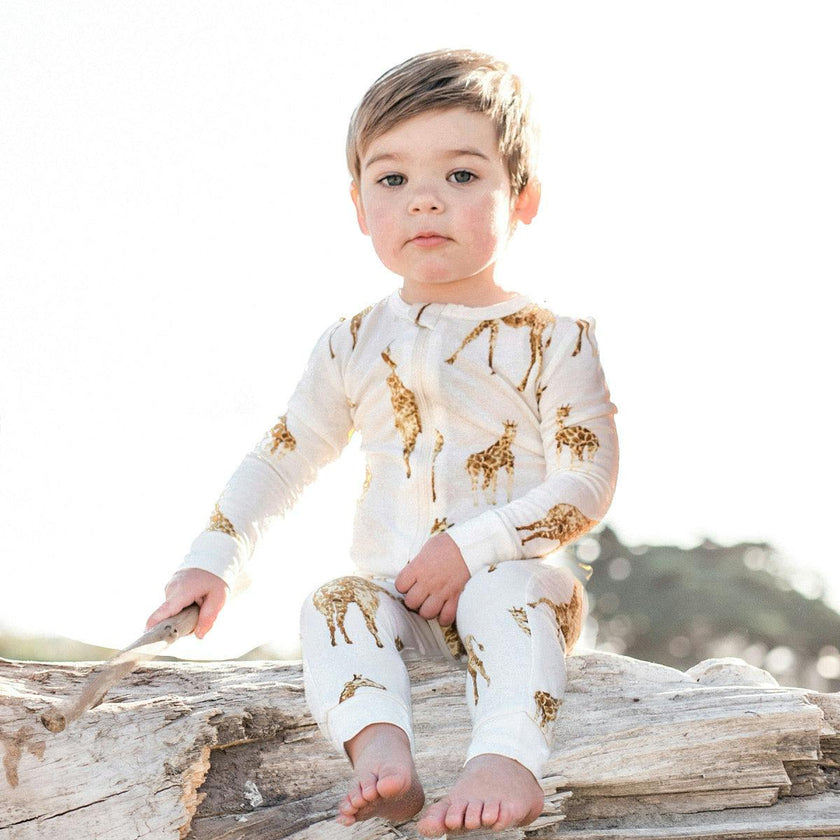 Mushroom Organic Cotton Zipper Pajama