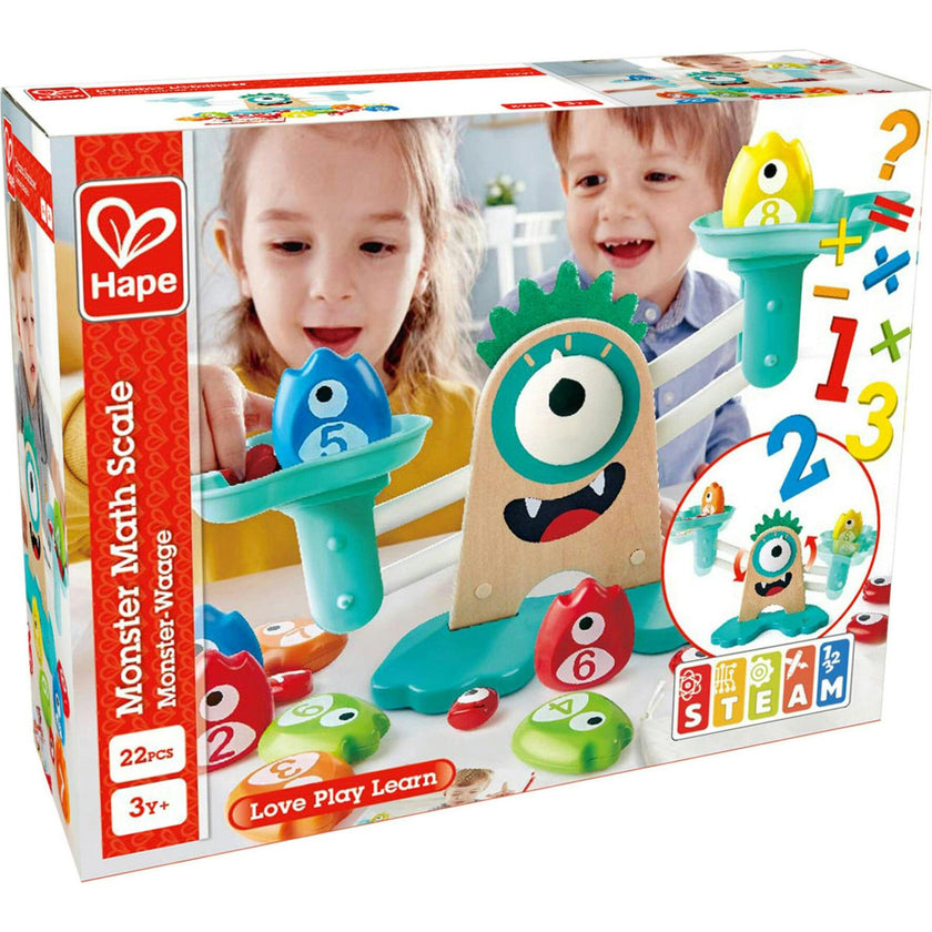 Monster Math Balance Scale W/ Monster Family Figures