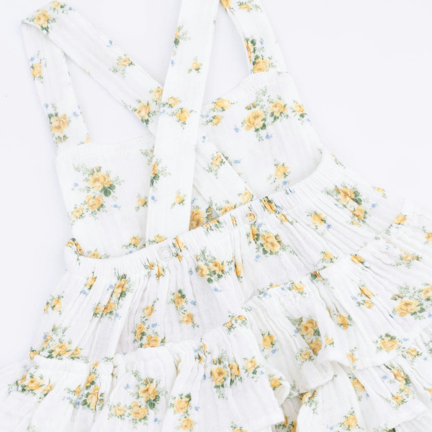 Sunshine Roses - Ruffle Sunsuit
