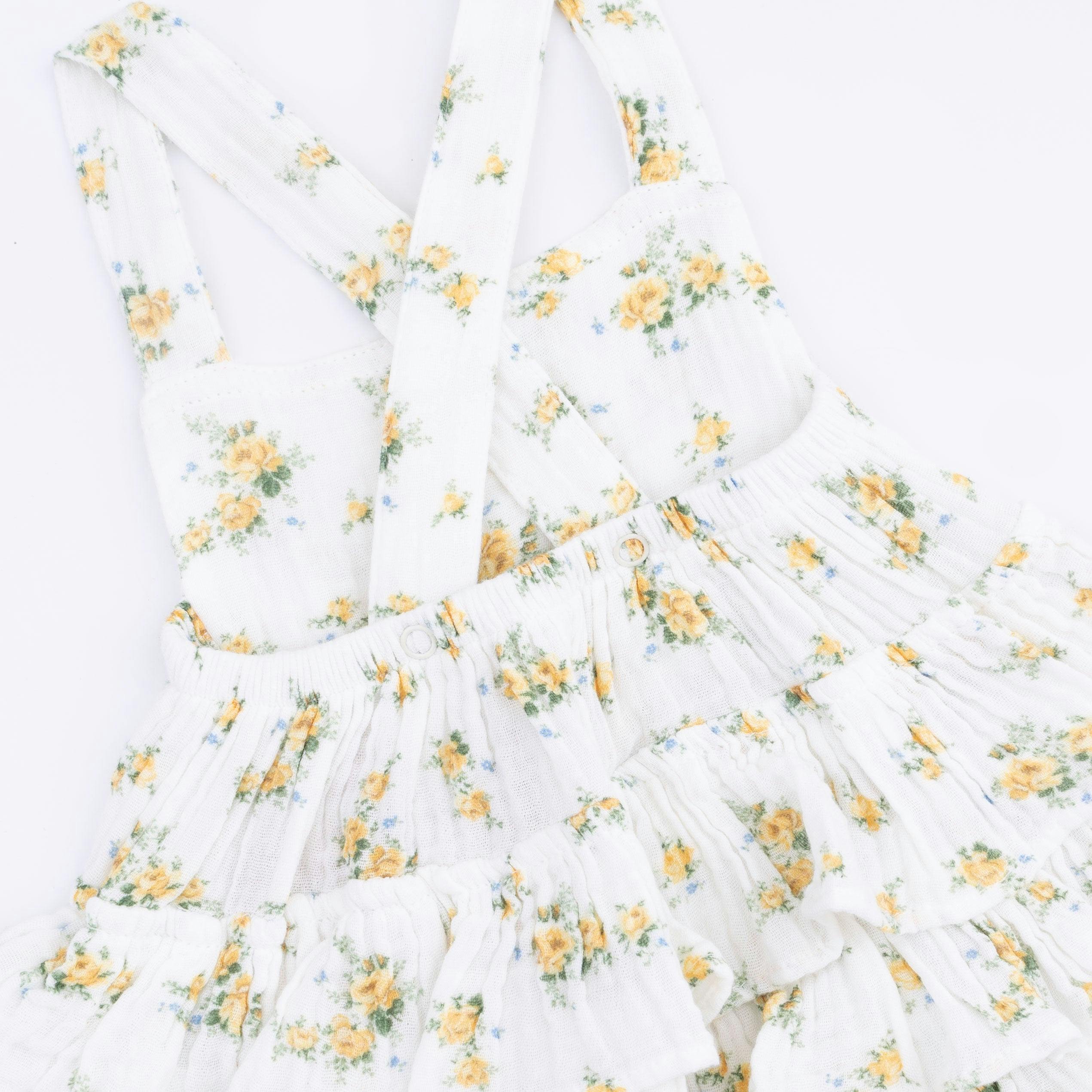 Sunshine Roses - Ruffle Sunsuit