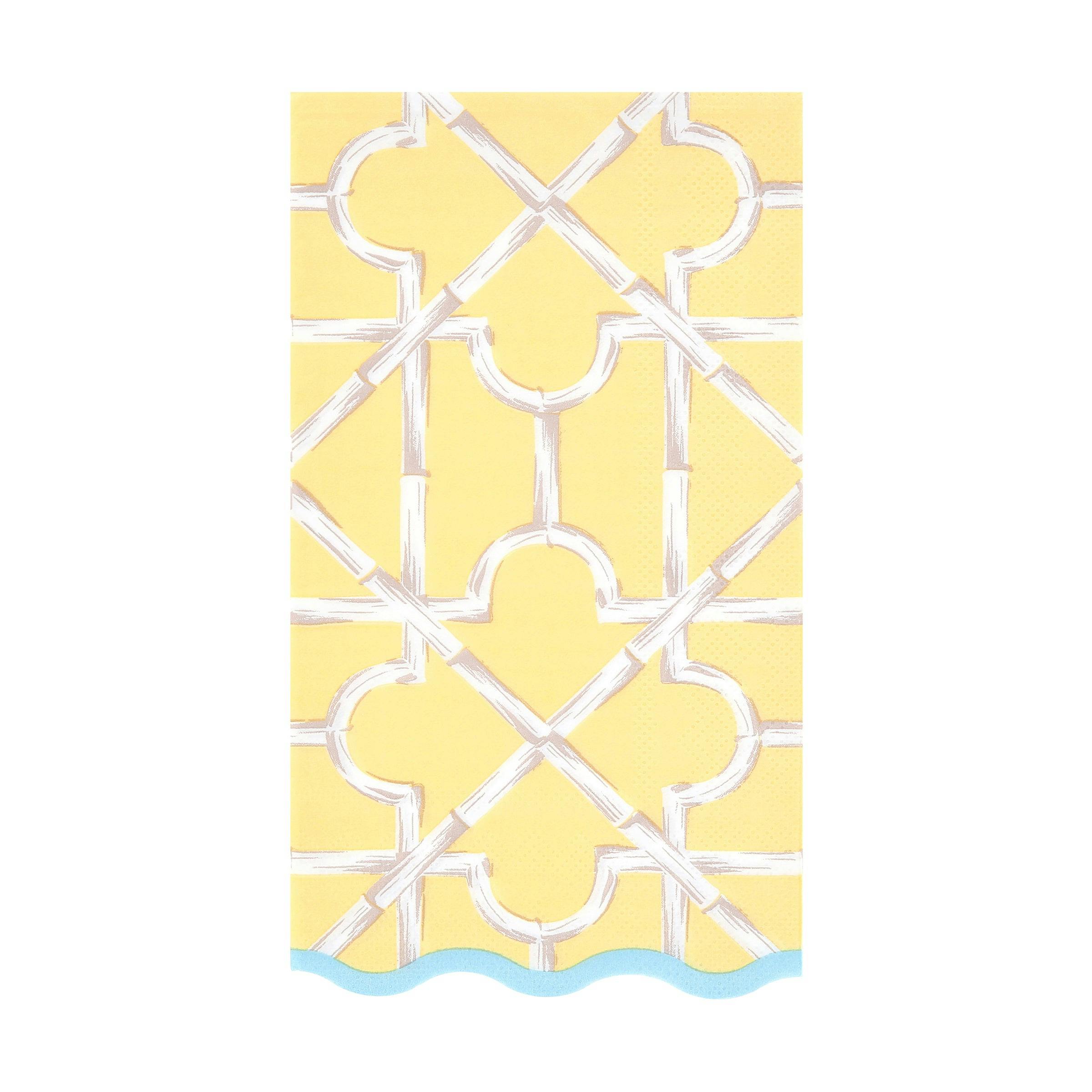 Bamboo Pattern Guest Towels