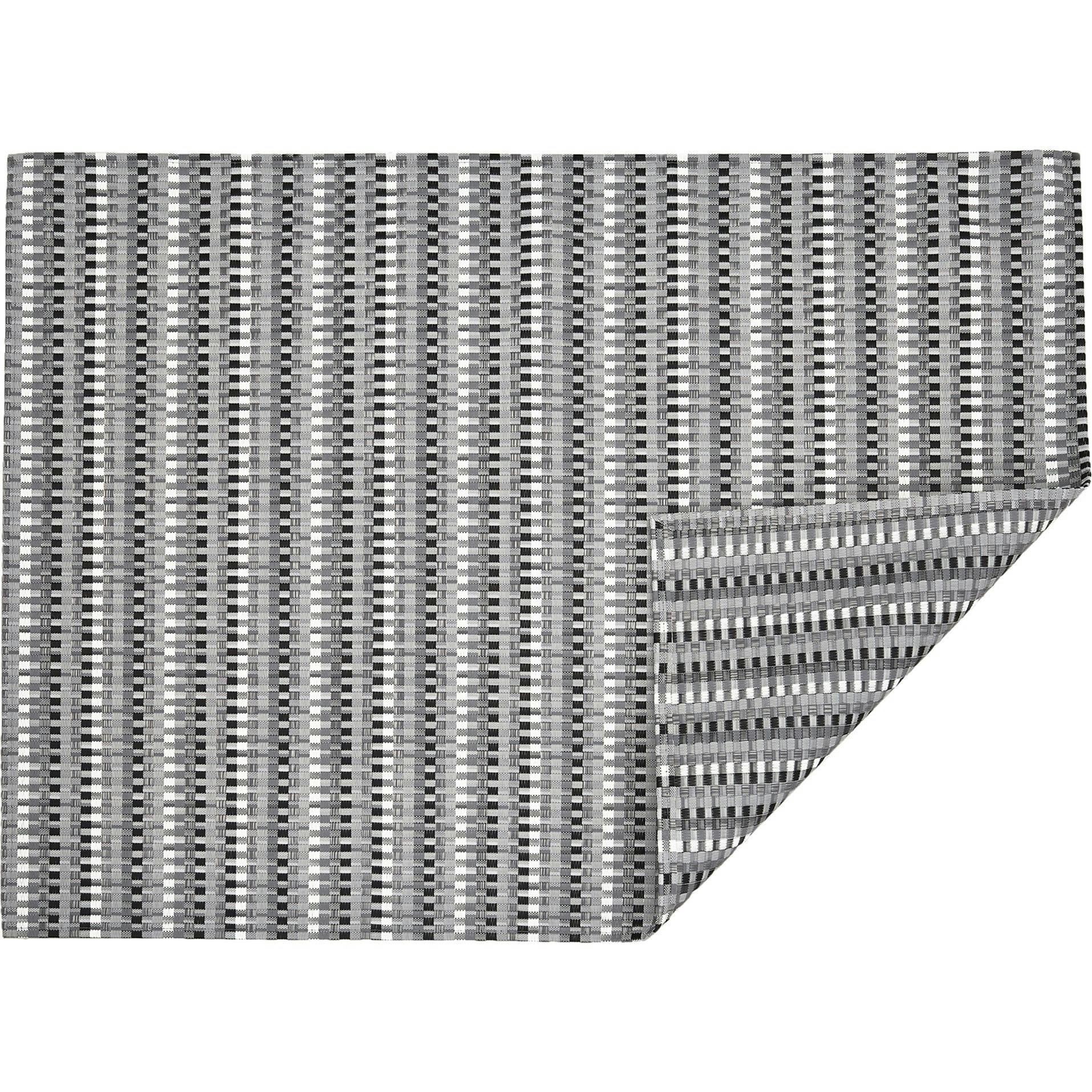 Heddle Floor Mat, Grey