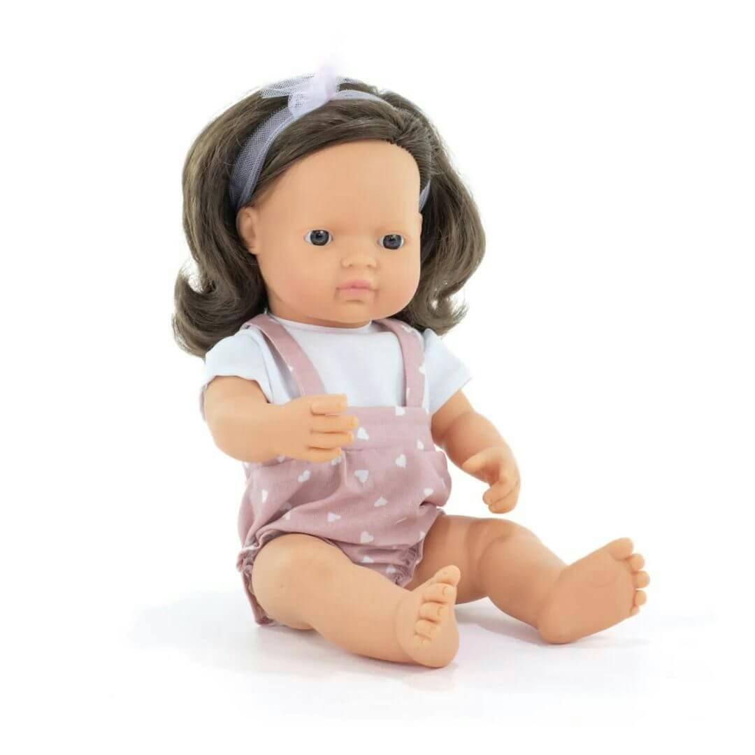 My Friends and Me Collection Baby Girl Doll with Brown Hair - 15