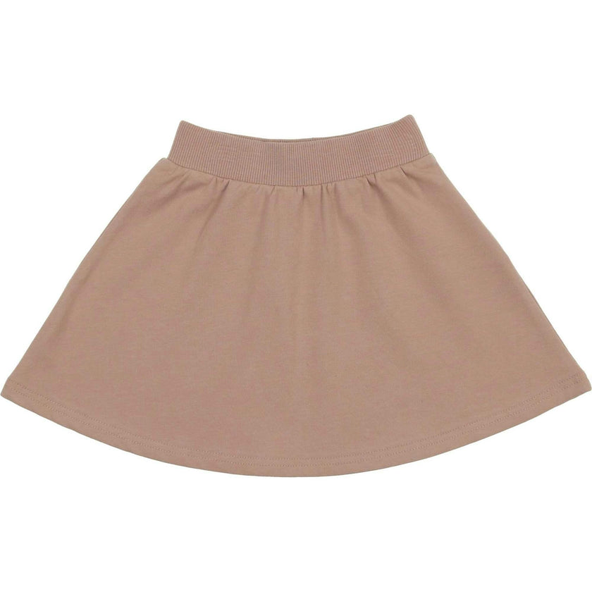 Super Bubble Ribbed Waist A-Line Short Skirt