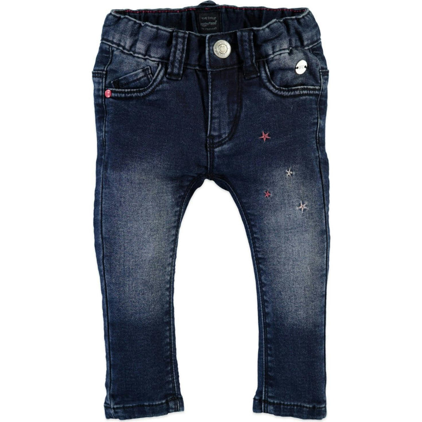 Dark Toned Denim Pants