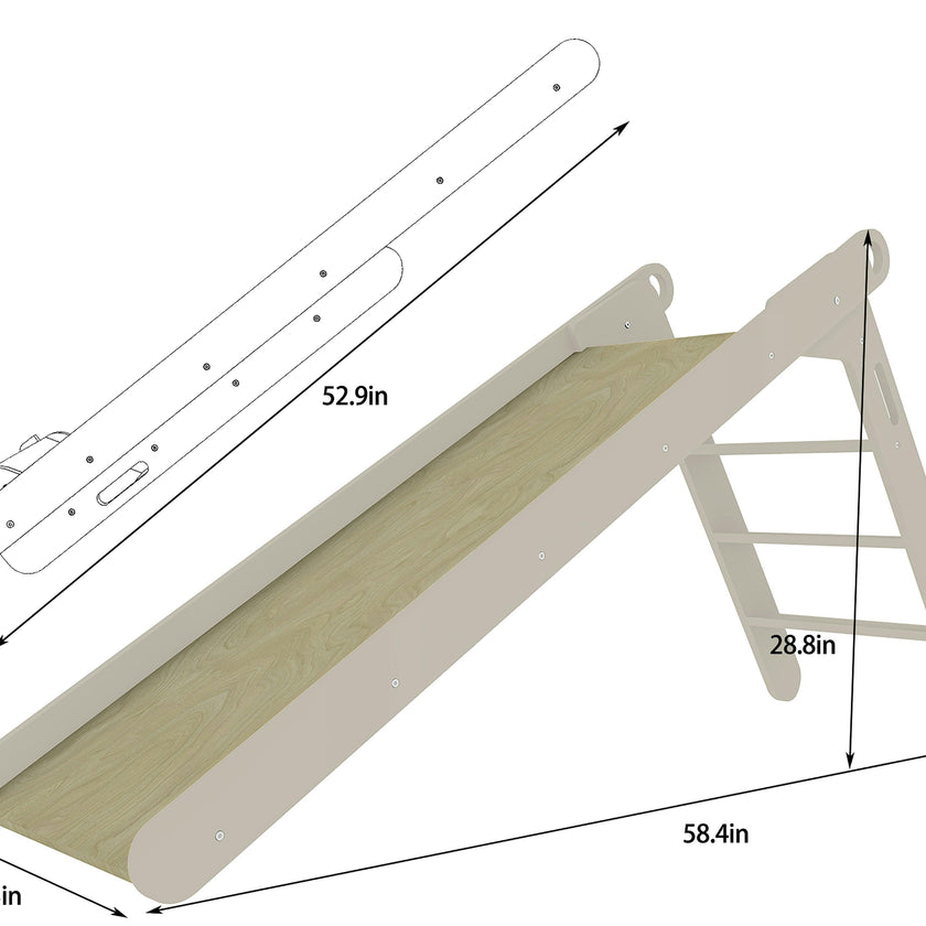 Holland- Wooden Folding Slide