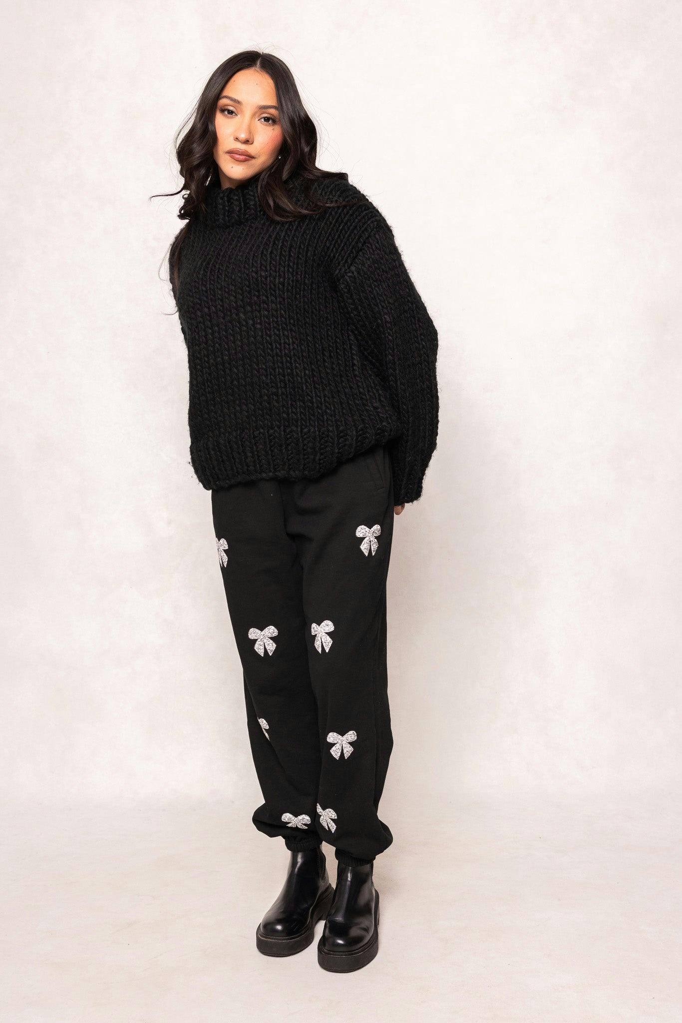 Micah Jogger Sweatpants in Black
