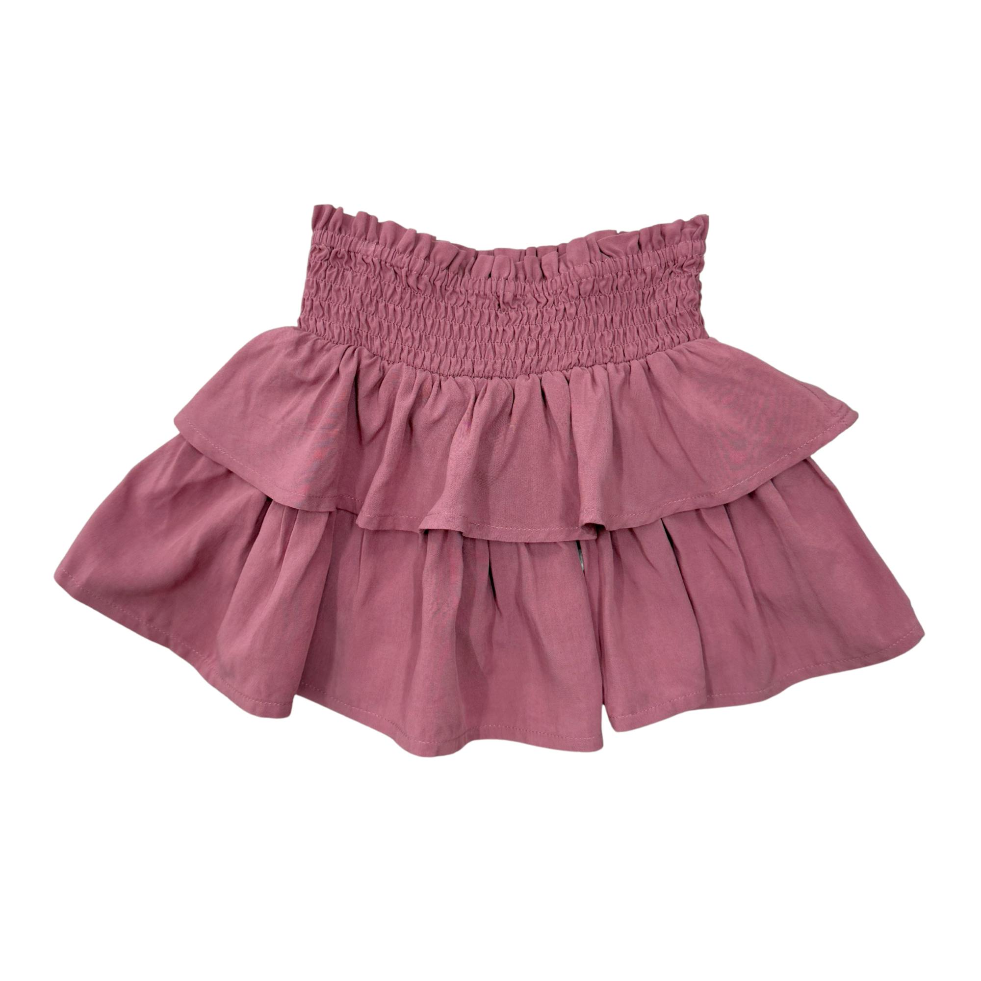 Girls Mini Skirt in Mesa Rose