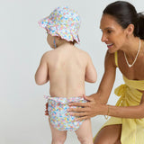 baby jasmine blossom scalloped sun hat