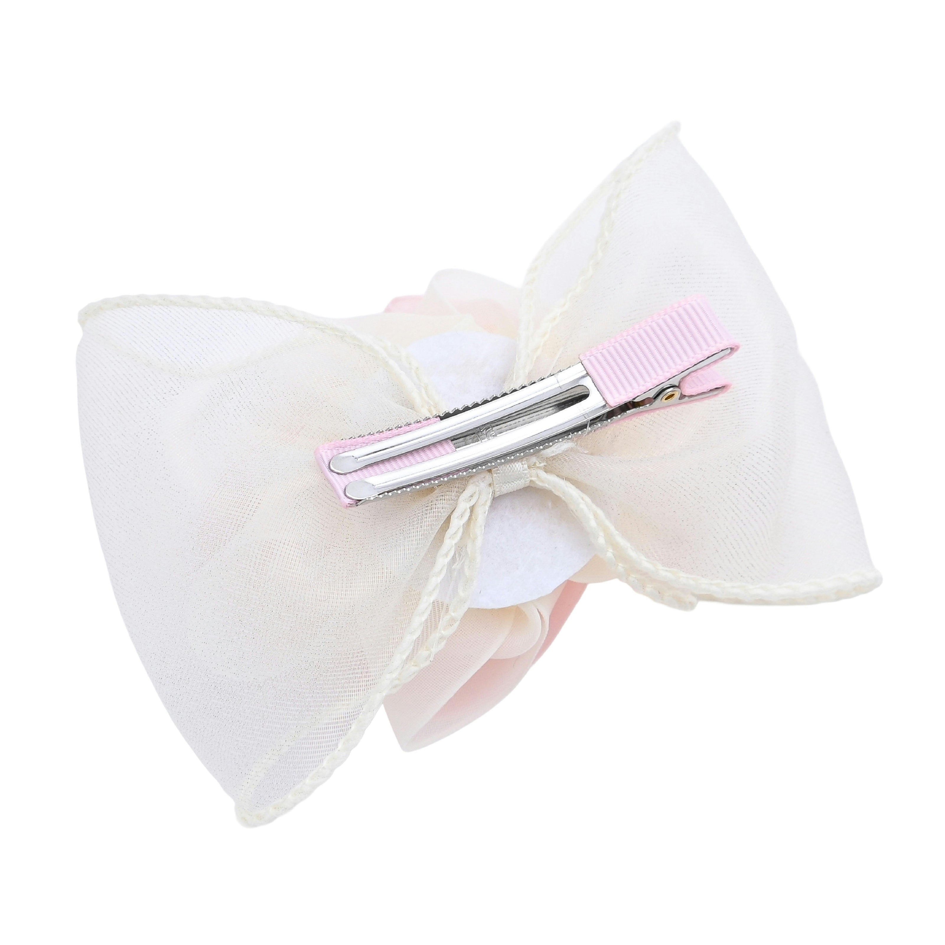 Multicolor Rose Accent Bow Set