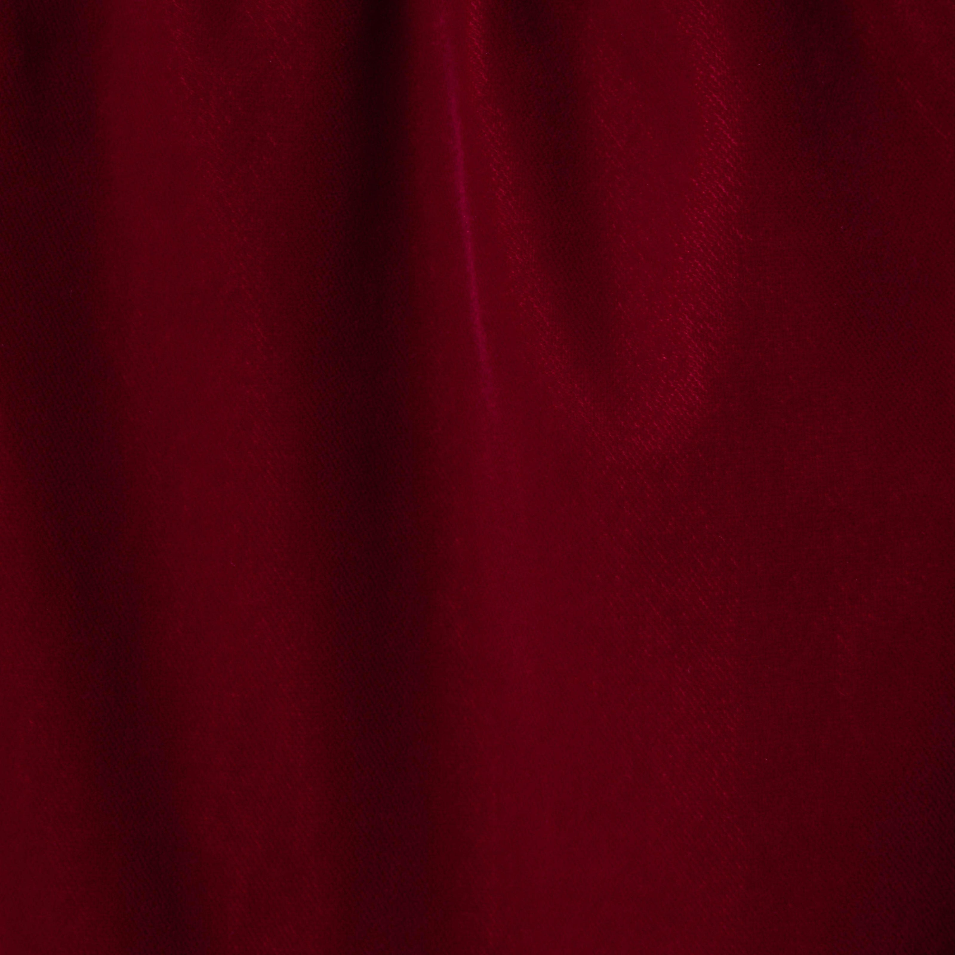 The Velvet Bow Dress, red