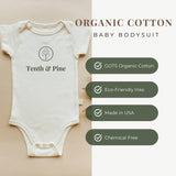 Loved Clay Organic Cotton Baby Bodysuit Long Sleeve