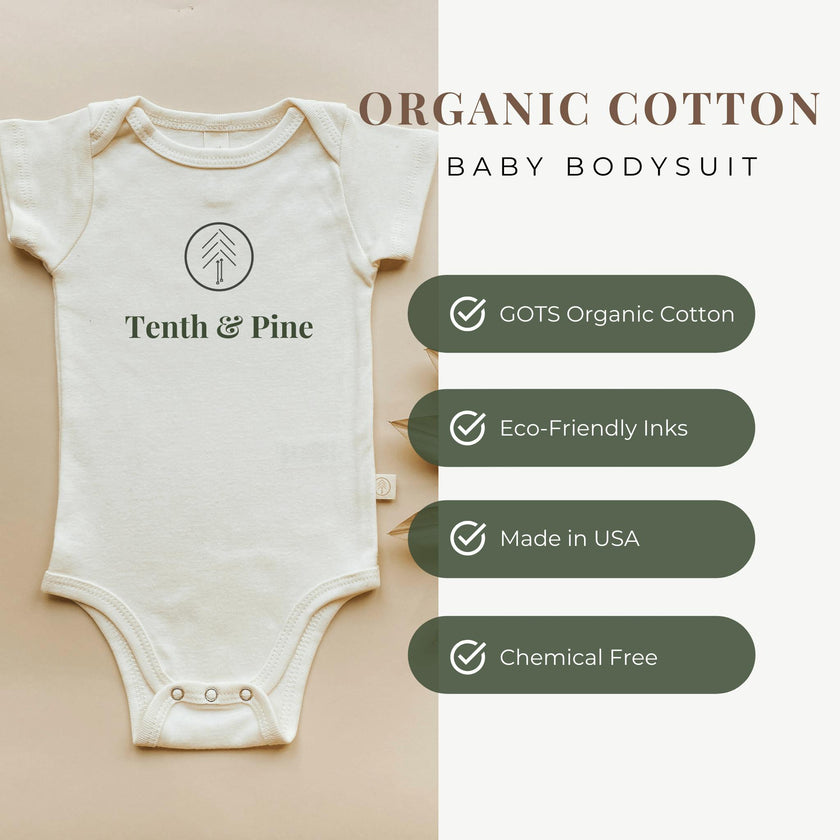 2 Pack - Auntie Is My Bestie + Loved. Organic Cotton Baby Bodysuits