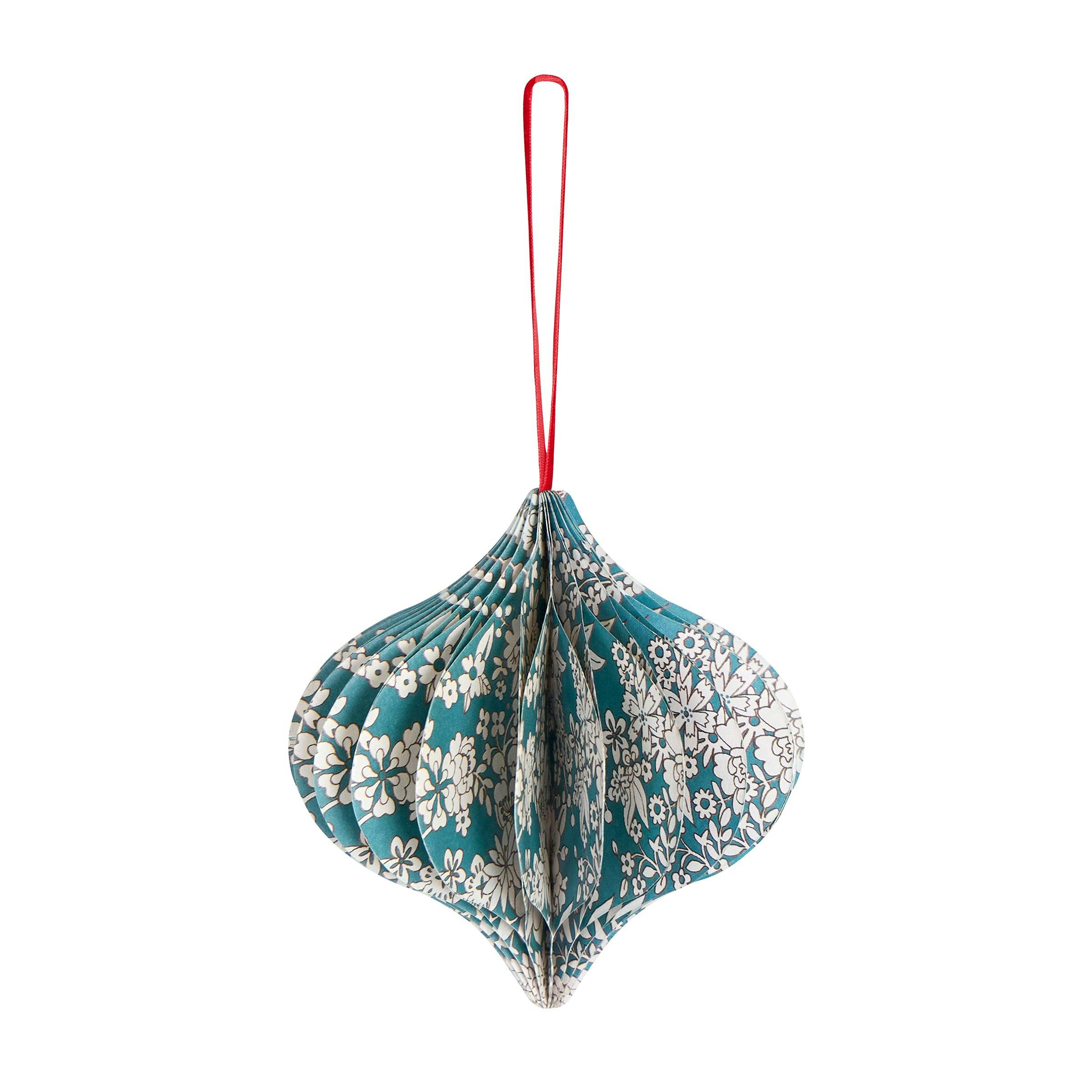 Meri Meri x Liberty Paper Honeycomb Tree Decorations