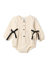 Woven Ribbon Bubble Black