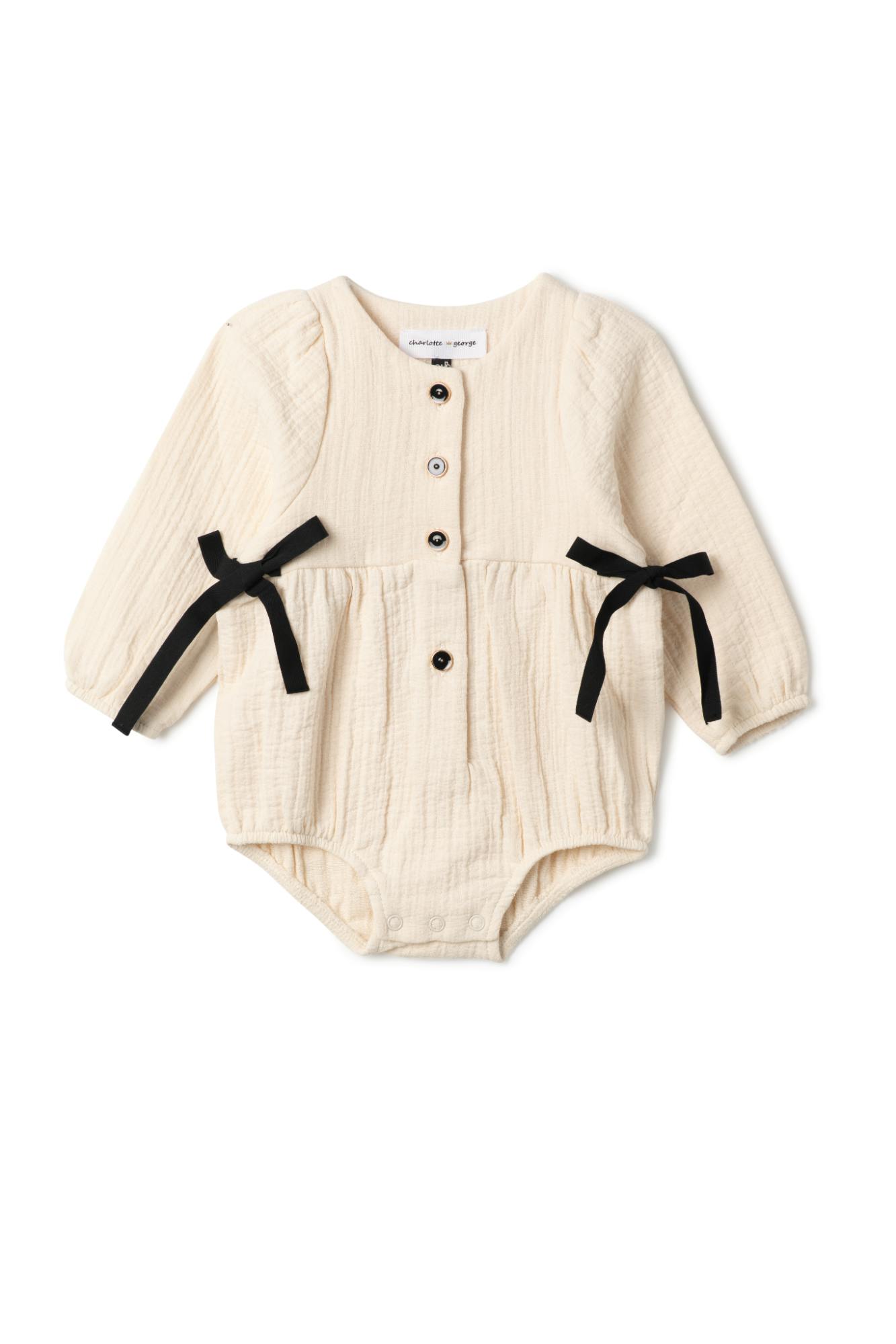 Woven Ribbon Bubble Black