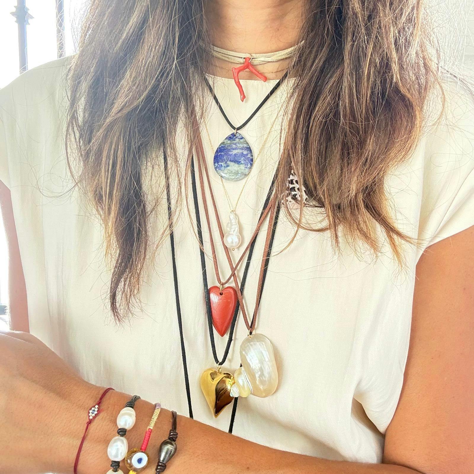 Lola Sodalite Pendant Necklace