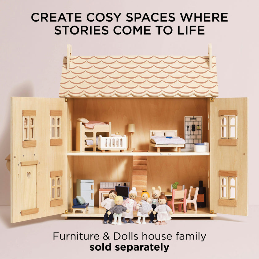 Marie's Natural Wood Dolls House