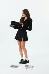 Jane Black Soft Pleated Skort
