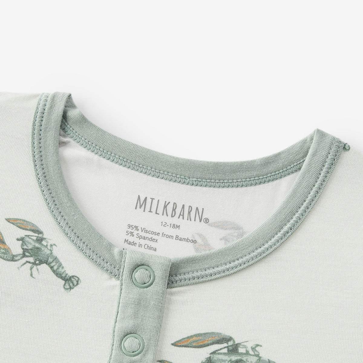 Mint Lobster Luxe Stretch Shortall