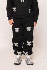 Mini Micah Jogger Sweatpants in Black