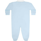 Mini Voyages Embroidery Snap Footie