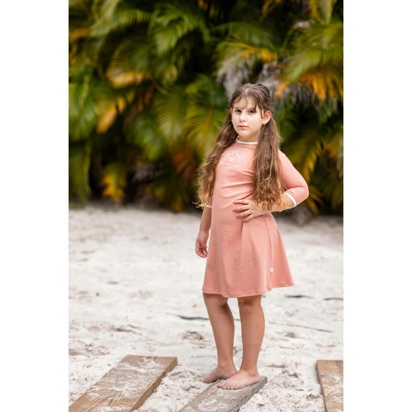 Pickleball 3/4 Sleeve Dress, Pink