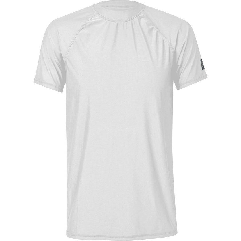 Men's White Short Sleeve Rash Top