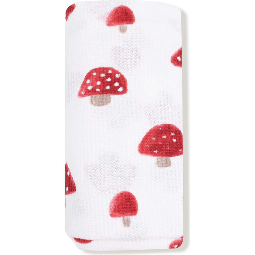 Swaddle Blanket Painterly Mushrooms