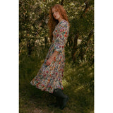 Selena Dress in Watercolor Floral