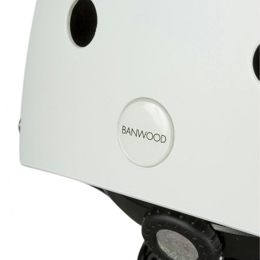 Banwood Classic Kids Bike Helmet — Matte White